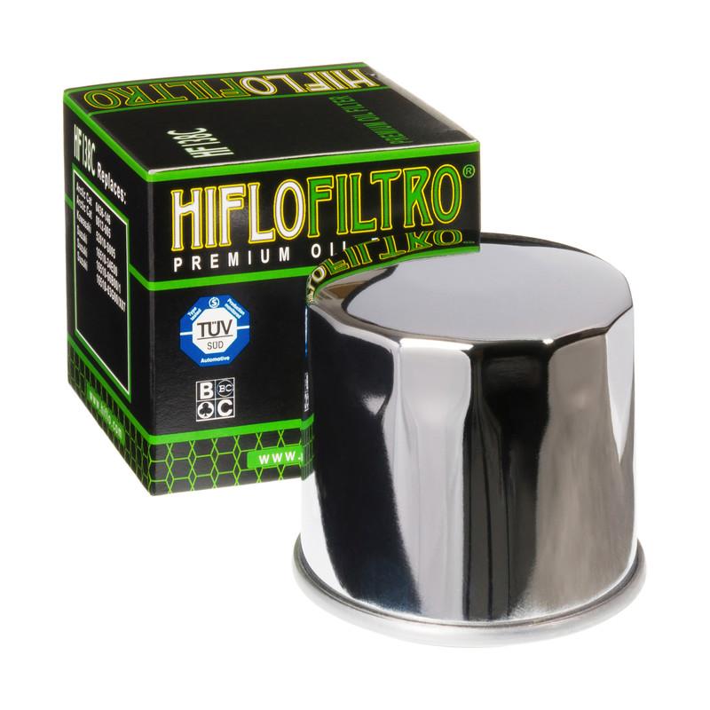 OIL FILTER HIFLO HF138C Chrome image 1