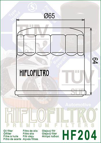 OIL FILTER HIFLO HF204RC RACE thumbnail 4