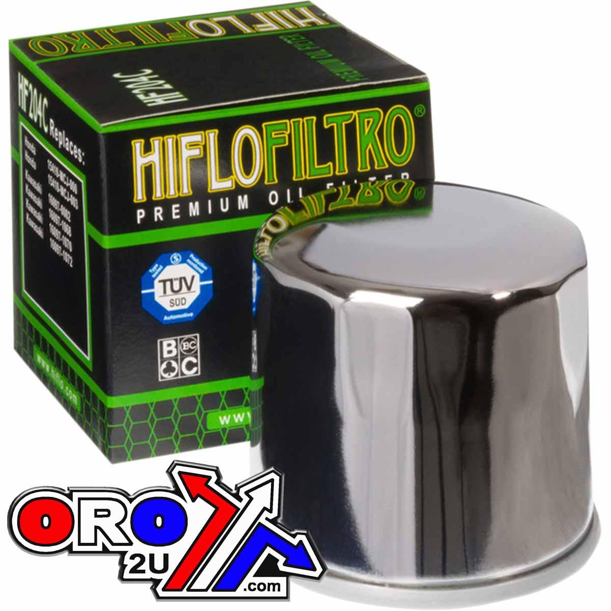 OIL FILTER HIFLO HF204C CHROME thumbnail 2