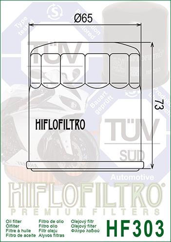 OIL FILTER HIFLO HF303C CHROME thumbnail 2