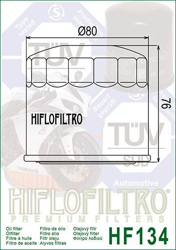 OIL FILTER HIFLO HF134 SUZUKI, ROAD 16510-05A00 thumbnail 4