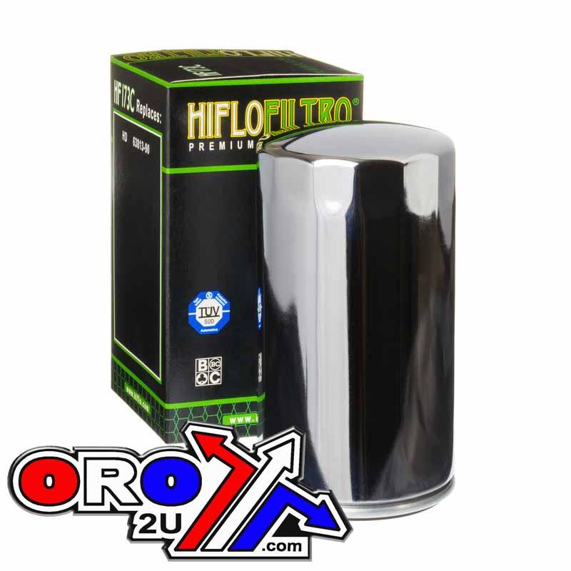 OIL FILTER HIFLO HF173C CHROME, Harley Davidson 63813-90 thumbnail 3
