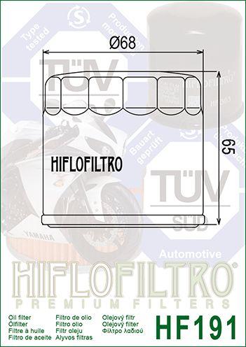 OIL FILTER HIFLO HF191 TRIUMPH, Triumph T1210200 ROAD, Peugeot 778117 thumbnail 5