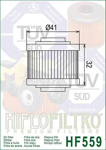 OIL FILTER HIFLO HF559 thumbnail 3