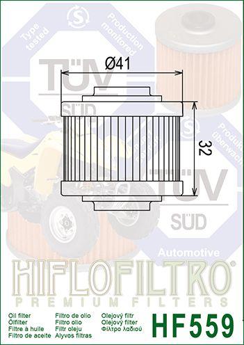 OIL FILTER HIFLO HF559 thumbnail 4