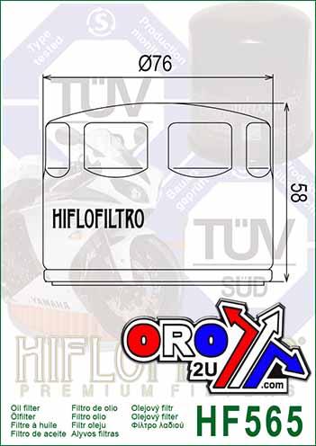 OIL FILTER HIFLO HF565 CAN thumbnail 3