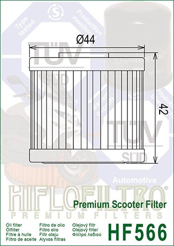 OIL FILTER HIFLO HF566 thumbnail 3