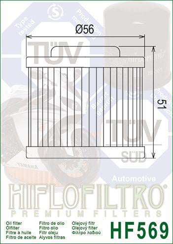 OIL FILTER HIFLO HF569 thumbnail 4
