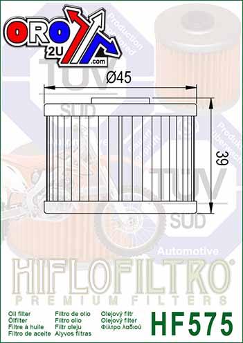 OIL FILTER HIFLO HF575 thumbnail 3