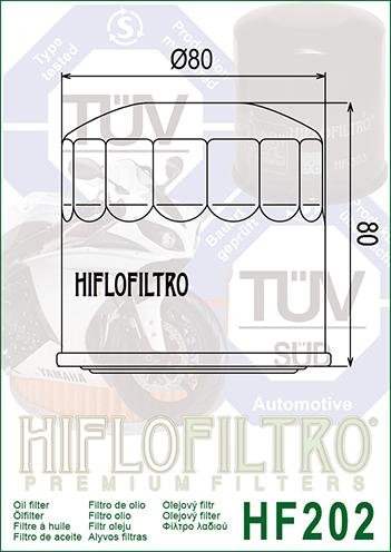 OIL FILTER HIFLO HF202 HON/KAW, HONDA/KAWASAKI, 47-7990.HF thumbnail 4