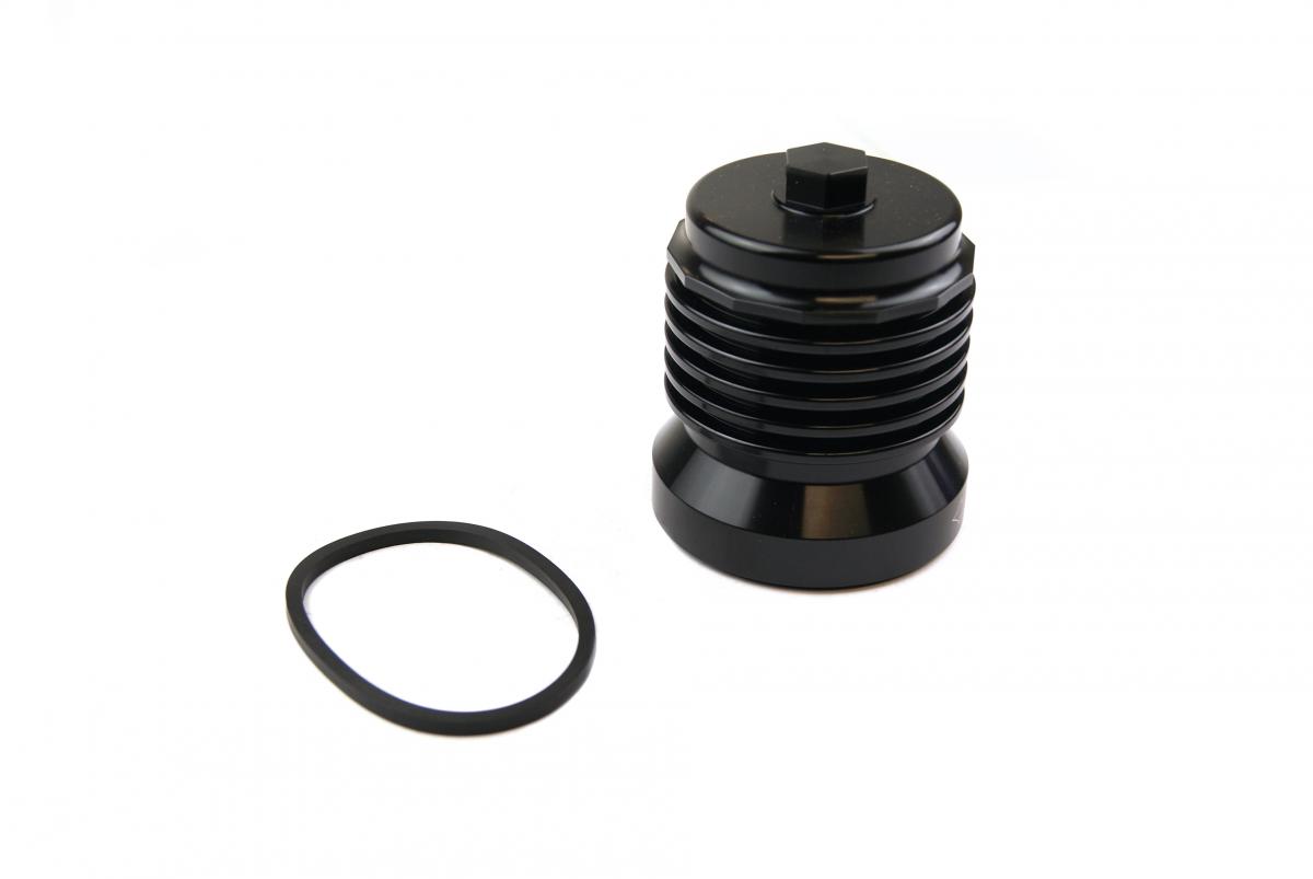 OIL FILTER SPIN ON BLACK, PC RACING S/STEEL PCS4B, BLACK ANODIZED REUSABLE thumbnail 2