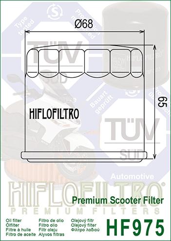 OIL FILTER HIFLO HF975, Suzuki 16510-03G00 thumbnail 2