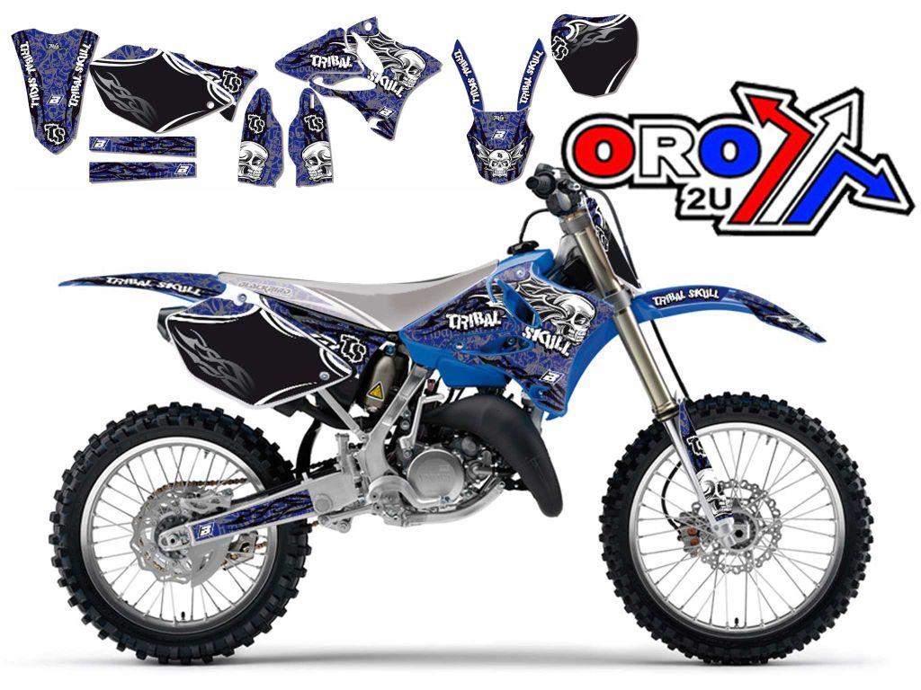 10-13 YZF250 TRIBAL SKULL 2, BLACKBIRD DECAL KIT 2239B thumbnail 2