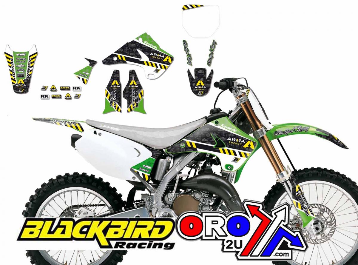 03-08 KX125 250 ARMA ENERGY GRAPHICS, BLACKBIRD 2408F thumbnail 2