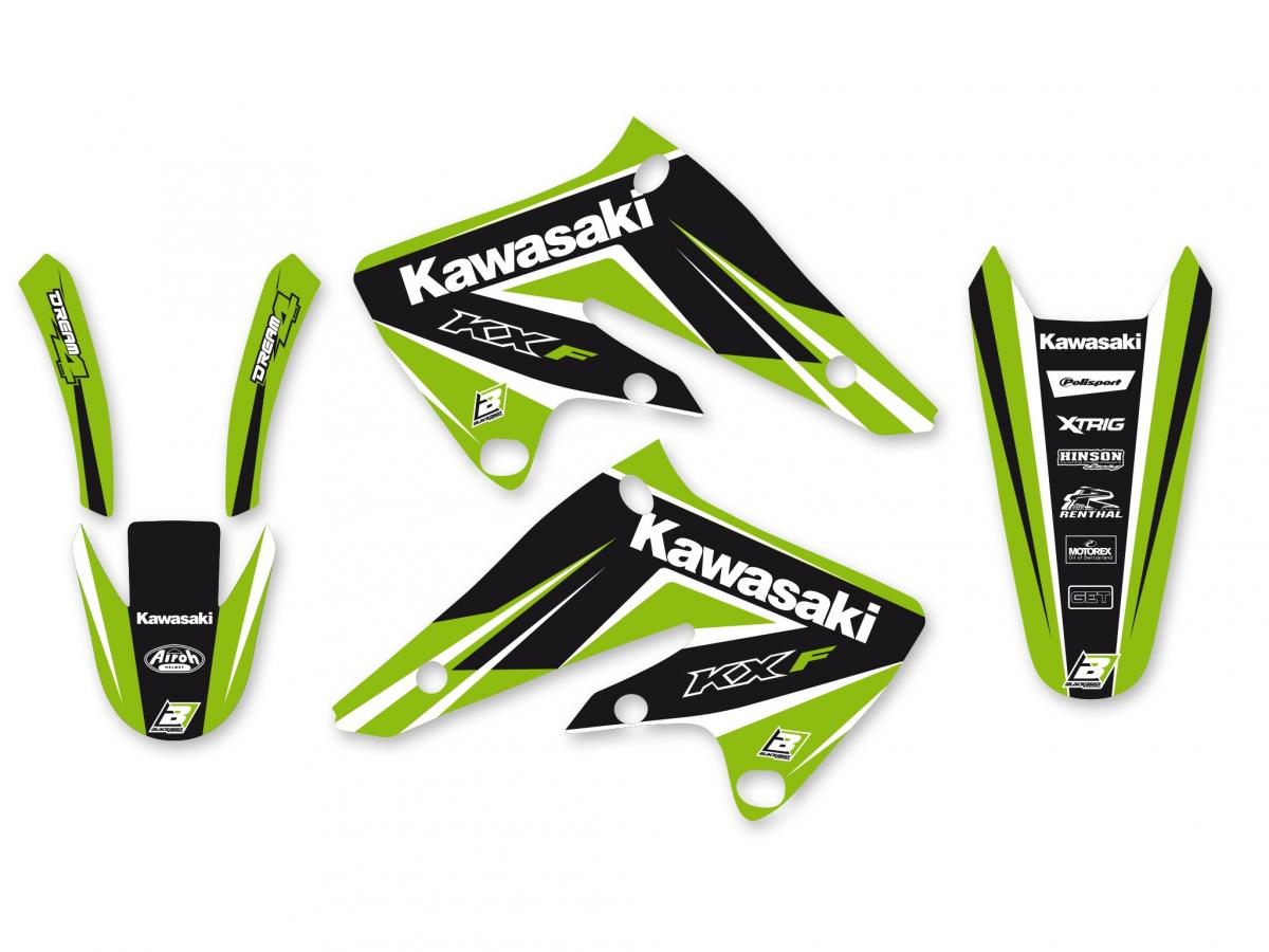 04-05 KXF250 DREAM 4 GRAPHICS, BLACKBIRD 2407N