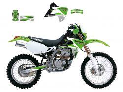 97-08 KLX300 DREAM 3 GRAPHICS, BLACKBIRD 2412E image 1