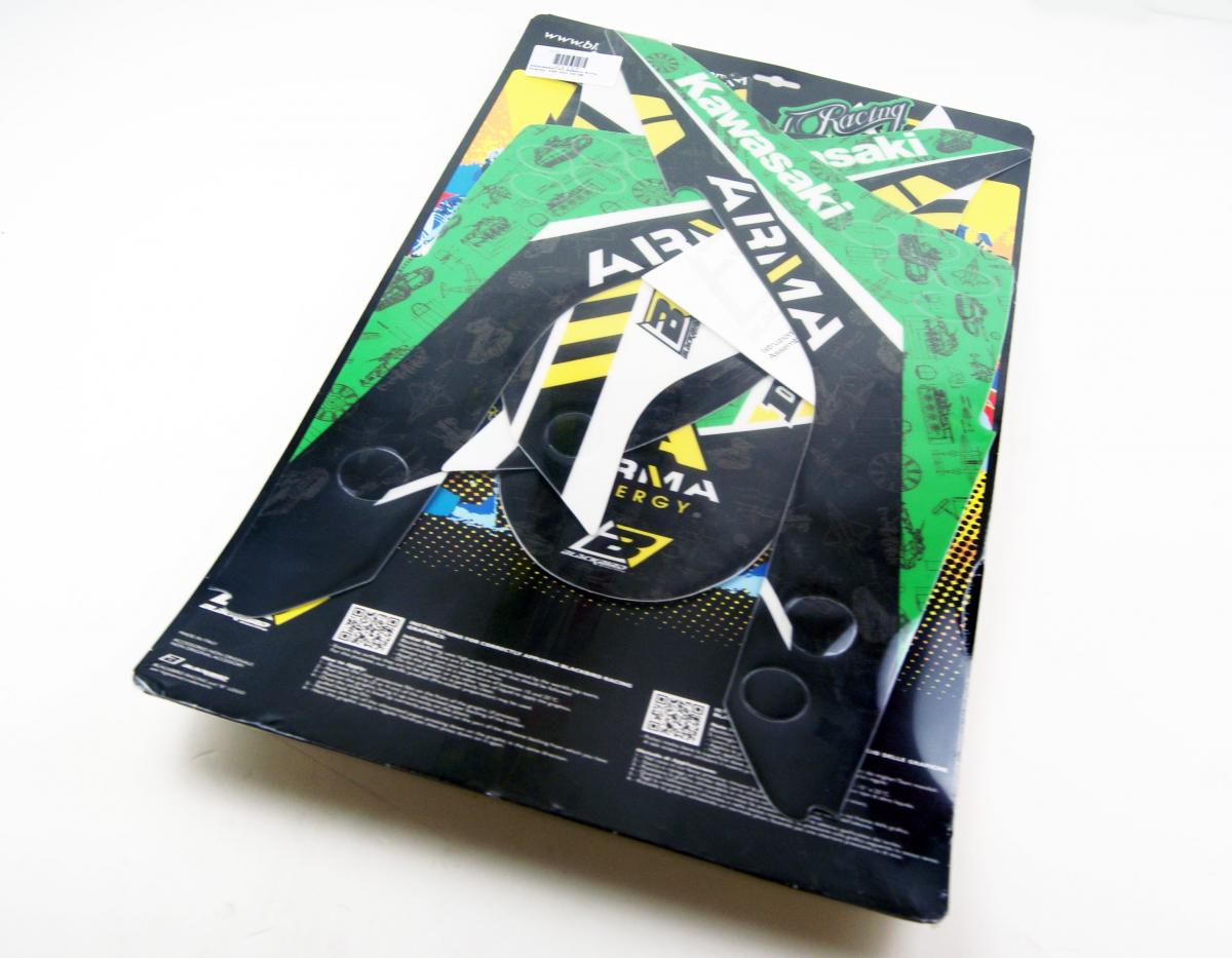 06-08 KXF450 ARMA ENERGY GRAPHICS, BLACKBIRD 2415F image 1