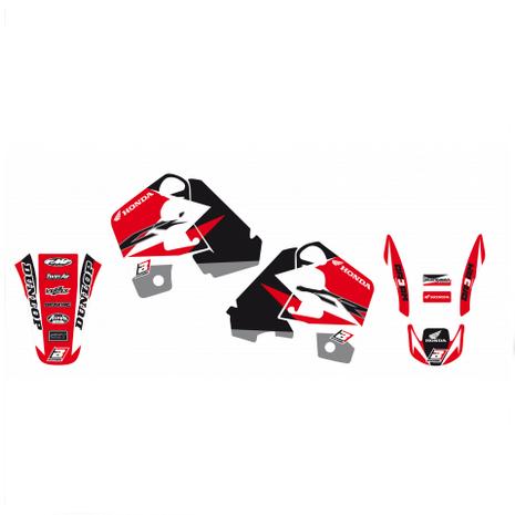 91-01 CR500 DREAM-3, BLACKBIRD DECAL KIT 2126E image 1
