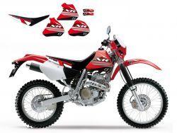 88-99 XR600 DREAM 2 GRAPHIC, BLACKBIRD DECAL KIT 2129A image 1