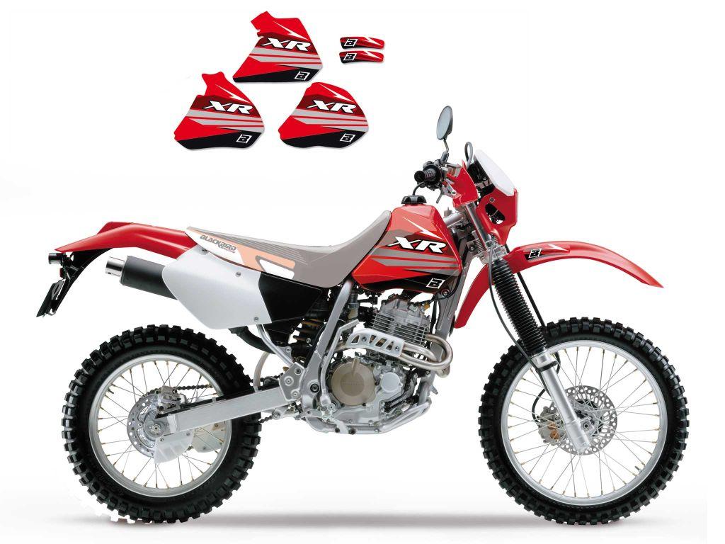88-99 XR600 DREAM 2 GRAPHIC, BLACKBIRD DECAL KIT 2129A thumbnail 2