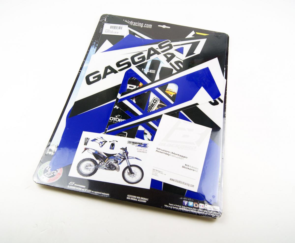 02-06 GASGAS DREAM-4 BLUE, BLACKBIRD DECAL KIT 2903N/03 thumbnail 3