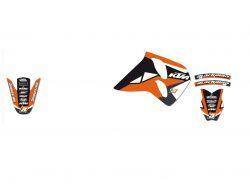 96-99 KTM LC4 DREAM-2, BLACKBIRD DECAL KIT 2533A image 1