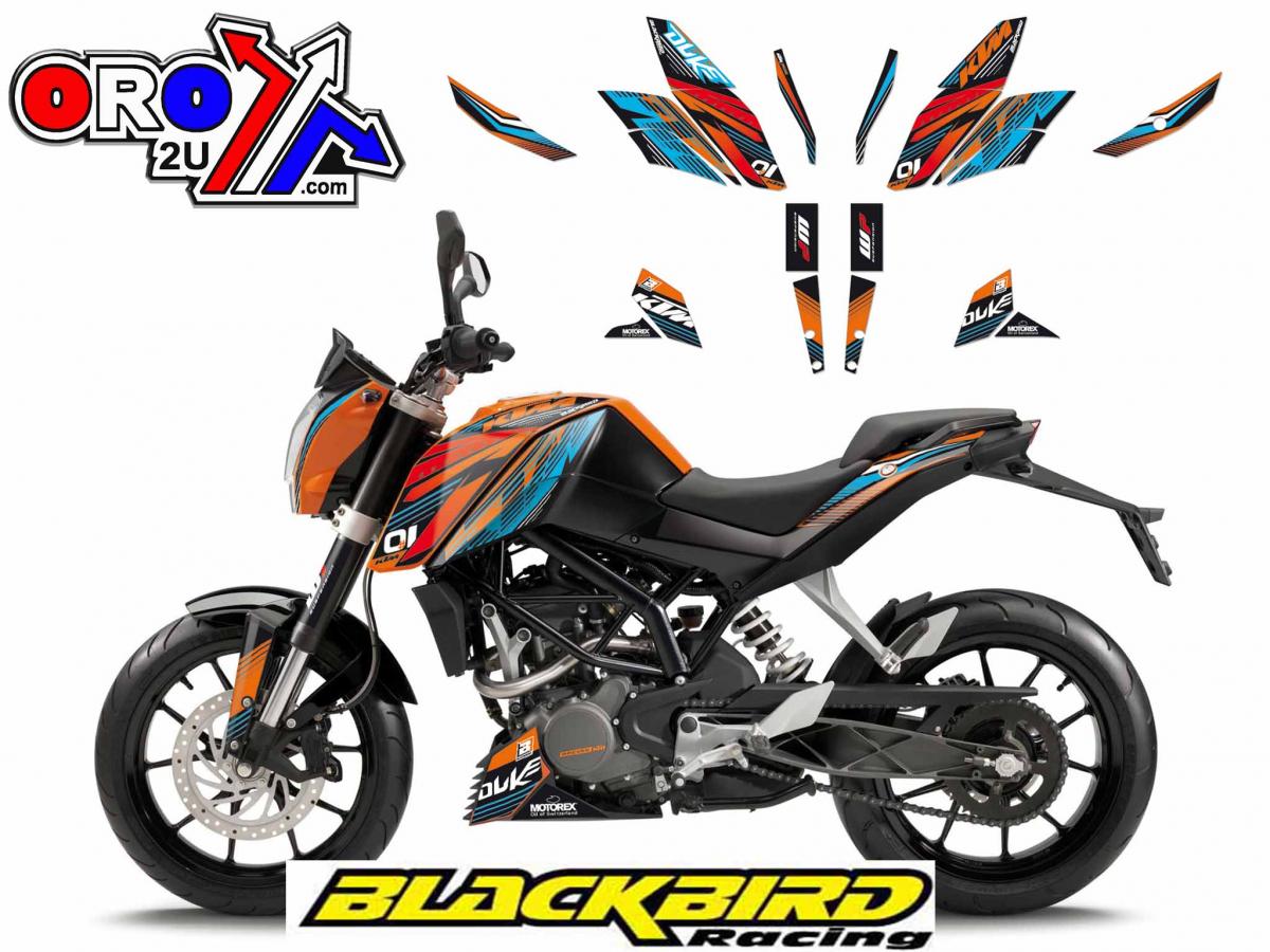11-16 DUKE KTM ONERACE, BLACKBIRD 2544R GRAPHIC KIT thumbnail 3