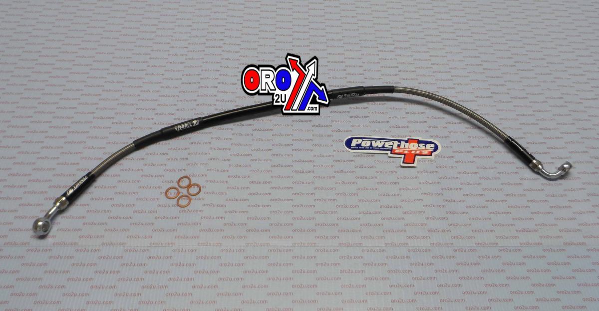 HOSE REAR BRAKE SILVER / BLK, VENHILL H01-2-026/P TE, TC 500 FIR thumbnail 2