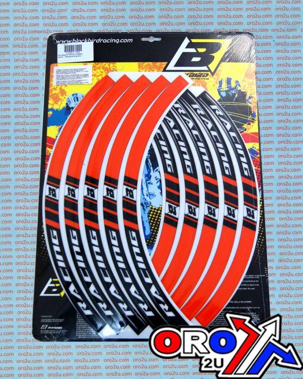 RIM STICKER ORANGE RACING, 5081/90 BLACKBIRD thumbnail 2