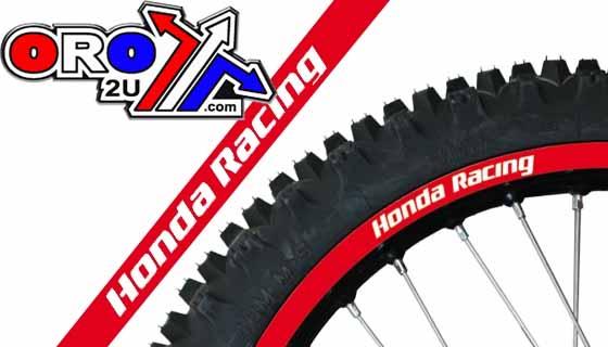RIM STICKERS RED HONDA, BLACKBIRD 5068R/60 thumbnail 2