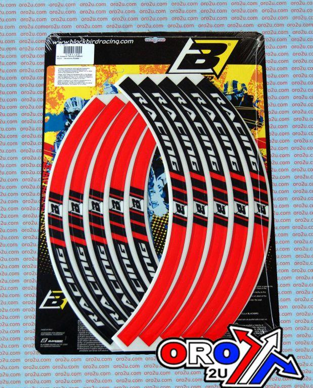 RIM STICKER RED RACING 5081/60, BLACKBIRD thumbnail 2