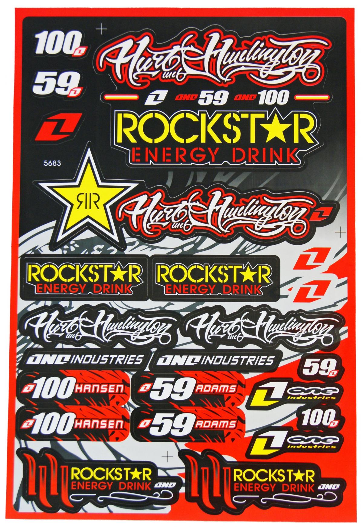 STICKER SHEET ROCKSTAR 30x45cm thumbnail 2