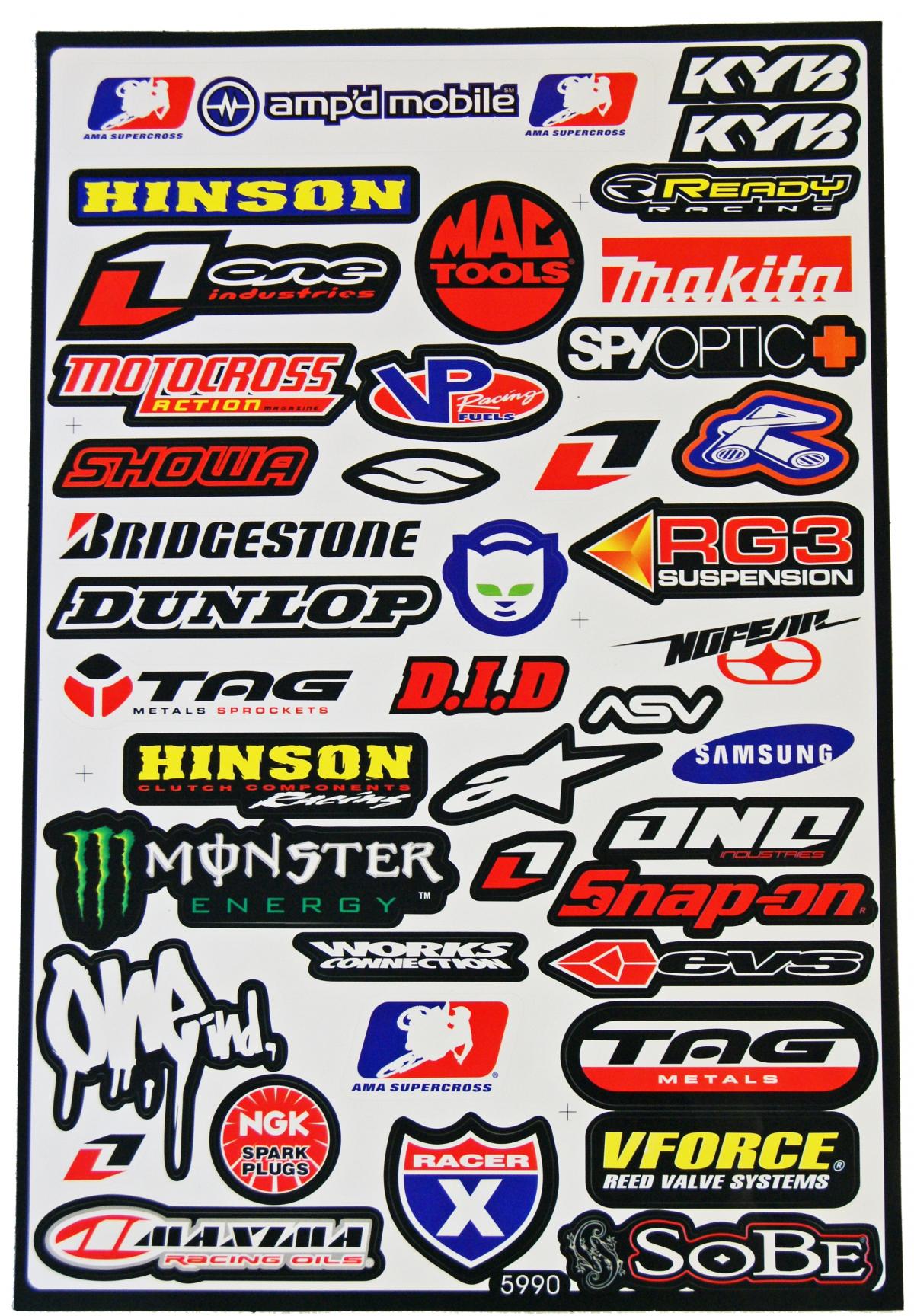 STICKER SHEET MIXED 29x44cm GPA072 image 1