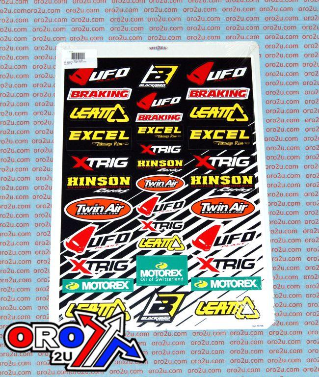 STICKER SHEET SPONSOR LOGO B, BLACKBIRD 5076B PRE-CUT thumbnail 2