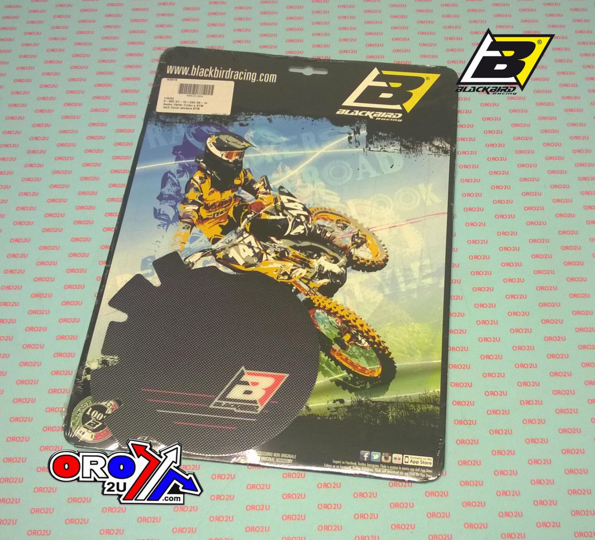 07-15 250 SXF 07-16 EXC KTM CLUTCH COVER PROTECTION STICKER, BLACKBIRD 5515/02 thumbnail 2