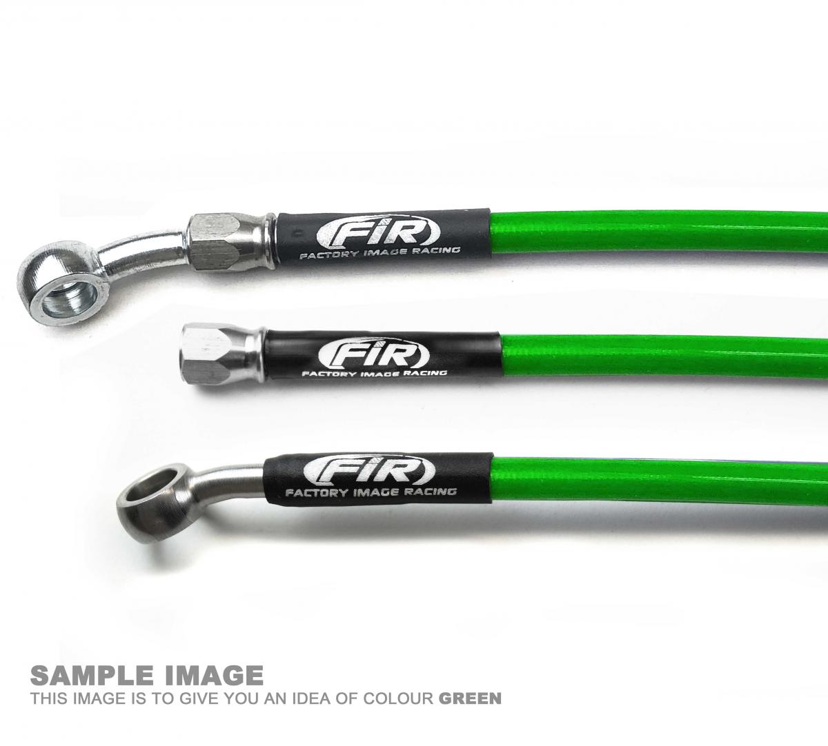 HOSE REAR BRAKE GREEN / BLK 250 450 KXF 2012-14 KAWASAKI