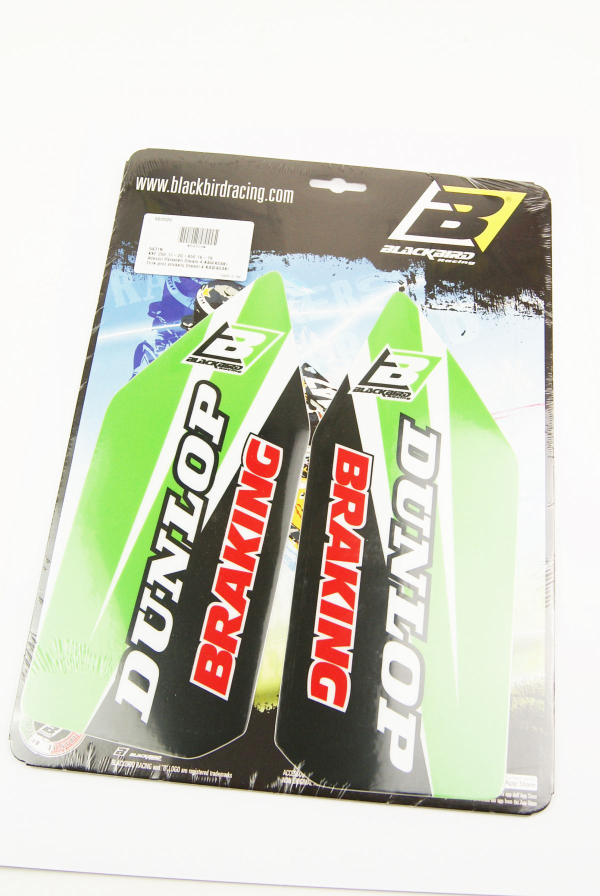 17-25 KXF250 16-25 KXF450 FORK DECALS, BLACKBIRD 5431N thumbnail 2