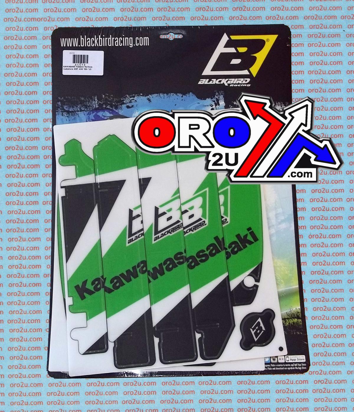 09-15 KX450F RAD LOUVER, DECAL BLACKBIRD A401E, BBA401E thumbnail 2