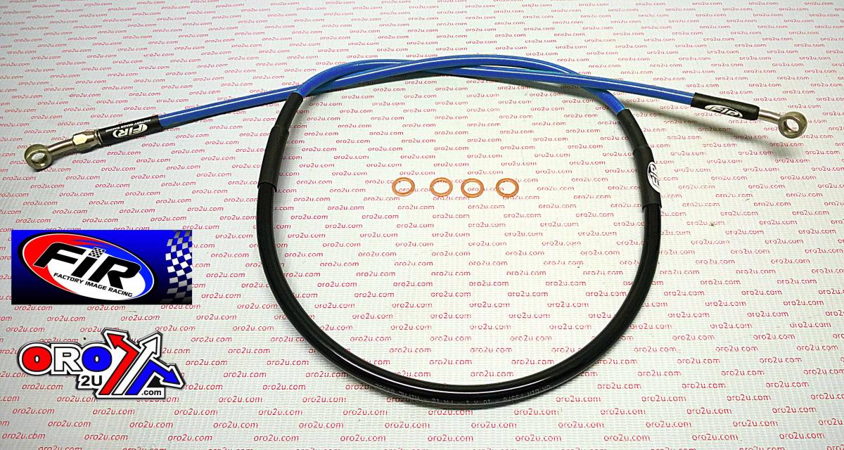 HOSE FRONT BRAKE BLUE/BLACK, KAWASAKI KXF 2013 - 2017 thumbnail 2