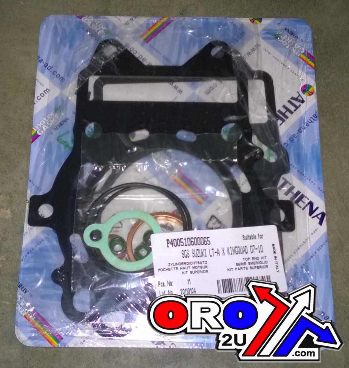 TOP END GASKET SET SUZUKI LT-A 450 07-10, ATHENA P400510600065 KING QUAD thumbnail 2
