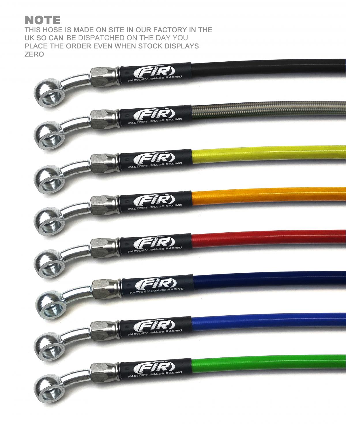 HOSE REAR BRAKE SILVER / BLACK, HONDA CRF250/450R 2015-2016 thumbnail 3