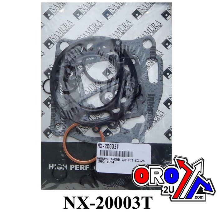 GASKET TOP SET 92-94 KX125, NAMURA NX-20003T KAWASAKI thumbnail 2