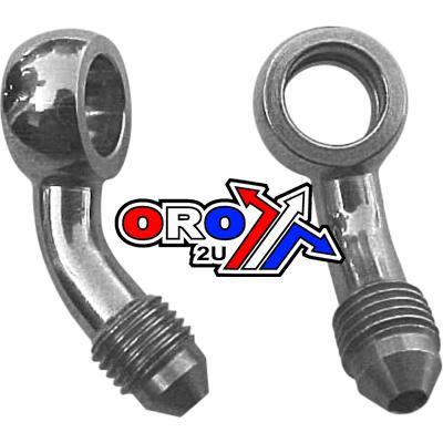 M10 BANJO 20* BEND 3/8UNF GR, B593-03C SWAGE CRIMP FITTING 600 Series -3, GOODRIDGE / STAINLESS STEEL thumbnail 2