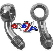 M10 BANJO 45* BEND 3/8UNF GR, B594-03C SWAGE CRIMP FITTING 600 Series -3, GOODRIDGE / STAINLESS STEEL thumbnail 4