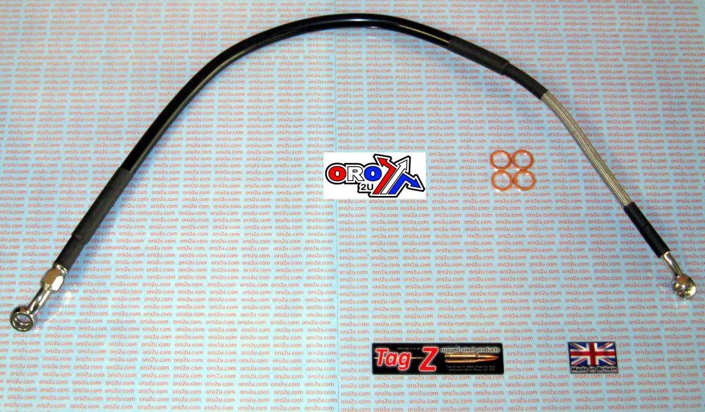 HOSE REAR BRAKE SILVER / BLK YZ125 YZ250 94-97 WRF400 98 Y01-2-006/P thumbnail 2