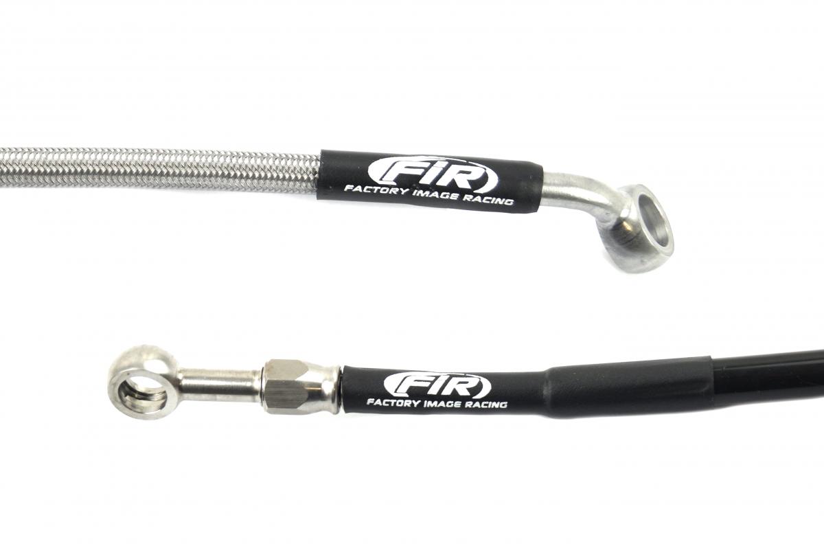 HOSE REAR BRAKE SILVER / BLK, HONDA CR125 CR250 CR500 FIR, KIT DONE, VENHILL H02-2-014/P thumbnail 3