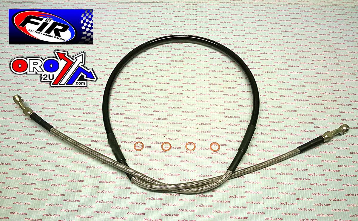 HOSE FRONT BRAKE SILVER / BLACK, BETA RR 08-16 2 & 4 STROKE thumbnail 2