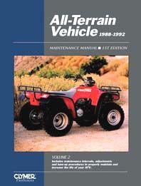 MANUAL ALL-TERRAIN 88-92, CLYMER ATV21 image 1