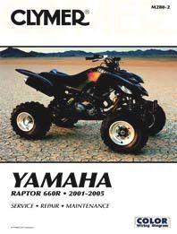 MANUAL 01-05 RAPTOR 660 CLYMER image 1