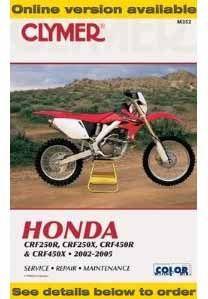 MANUAL CRF250/450R/X 02-5, CLYMER image 1